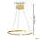 Eglo Labonete ring pendant lamp