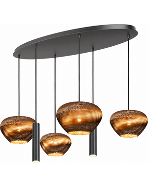 Master Light Hanging lamp Cartone 4+2 oval