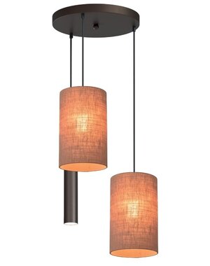 Master Light Hanglamp Lisbourg rond 3 lichts