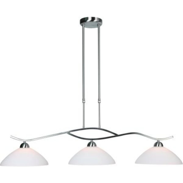 Steinhauer Hanglamp Capri Rvs 3 lichts