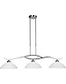 Steinhauer Hanging lamp Capri Stainless Steel 3 lights