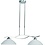 Steinhauer Hanging lamp Capri Stainless Steel 2 lights