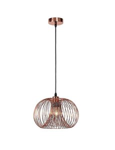 Lucide Hanging lamp Vinti copper