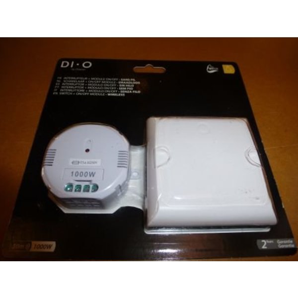 DIO  DI.O transmitter wall switch with built-in receiver