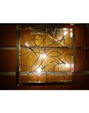Light Collection Verlichting Wandlamp Quadro Rvs