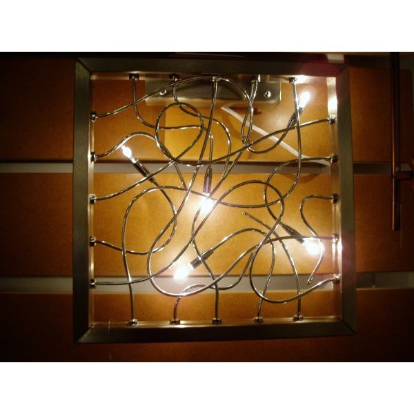 Light Collection Verlichting Wall lamp Quadro stainless steel