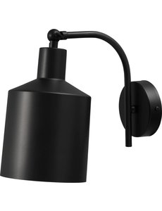 Master Light Boris Black wall lamp
