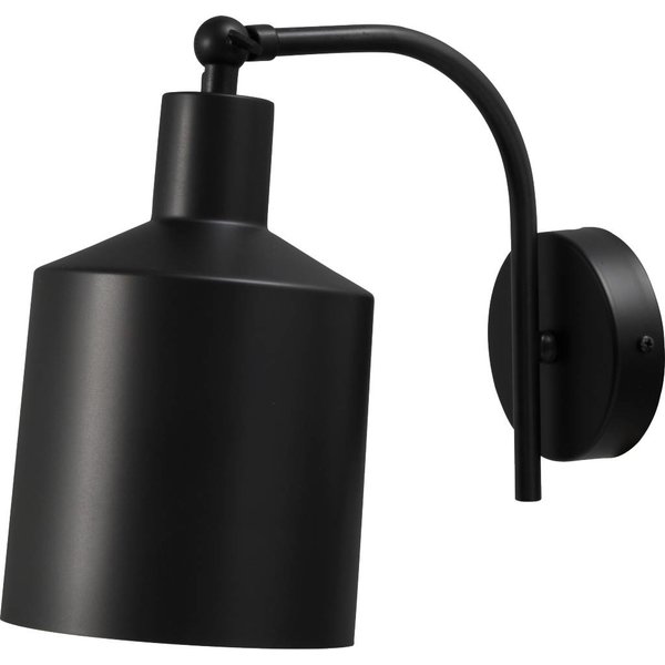 Master Light Boris Black wall lamp