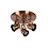 Lucide Spot Cigal 3 lights Copper Led