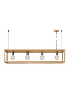 Lucide Hanging lamp Oris Wood