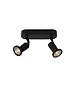 Lucide Spot Jaster Black 2 light Led