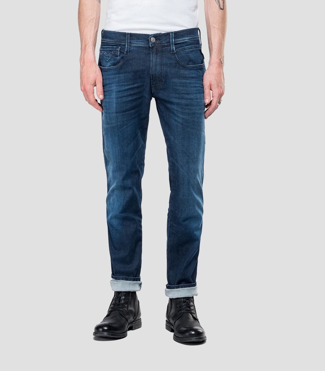 REPLAY SLIM FIT HYPERFLEX ANBASS JEANS CLOUDS - KING Jeans & Casuals
