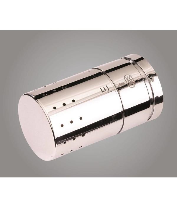 HOTHOT IN014ACH - Mittelanschluss-Ventilarmatur mit Thermostatkopf Chrom (Durchgang)