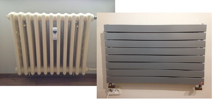 Replace old radiators with new ones – step by step