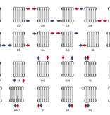 HOTHOT AQUA II. - Column Vertical Radiator - Column Horizontal radiator