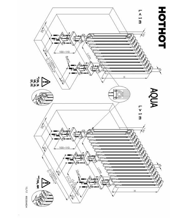 HOTHOT AQUA IV. - High Output Column Radiators