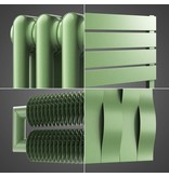 HOTHOT Radiator in Linden green colour RAL 6021