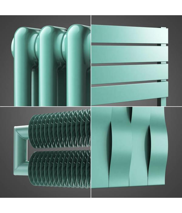 HOTHOT Radiator in Pastel Turquoise Colour RAL 6034