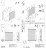 HOTHOT AQUA II. - Column Vertical Radiator - Column Horizontal radiator