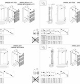 HOTHOT IMPERIAL BATH  CHROME - Central heating Towel Radiator