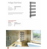 HOTHOT INDIGO STAINLESS - Sèche-serviette électrique en inox - Radiateur design contemporain