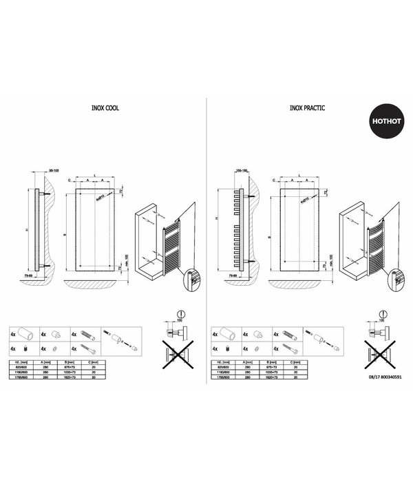 HOTHOT INOX COOL - Chauffage à eau