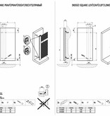 HOTHOT INDIGO SQUARE - Central Heating Towel Rail