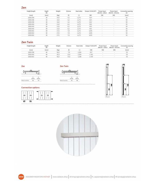 HOTHOT ZEN MIRROR - Radiateur design avec miroir