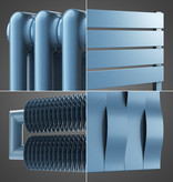 HOTHOT Radiators in Pastel Blue Colour RAL 5024