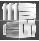 HOTHOT Radiator in White matt Colour RAL 9016 matt