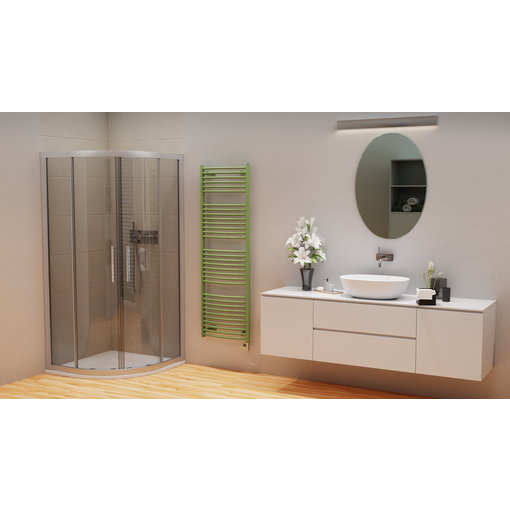 HOTHOT CORAL ROUND - Curved Electric Towel Rail