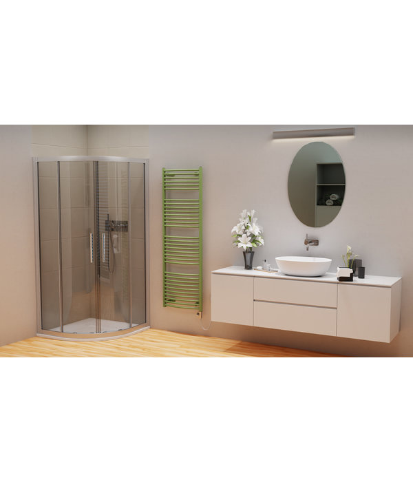 HOTHOT CORAL ROUND - Curved Electric heating  Towel Rail