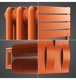 HOTHOT Radiateur de couleur orangé rouge clair RAL 2008