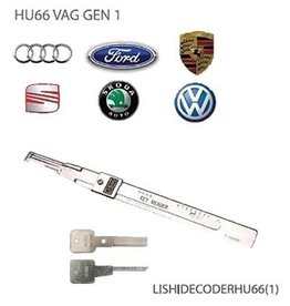 Lishi HU66-1 Audi – VW auto opener tool inclusief sleutels