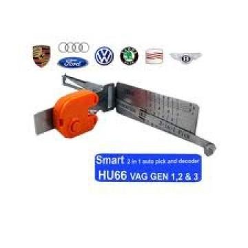 Lishi HU66 2-in-1 Audi/VW-groep auto open tool inclusief sleutels