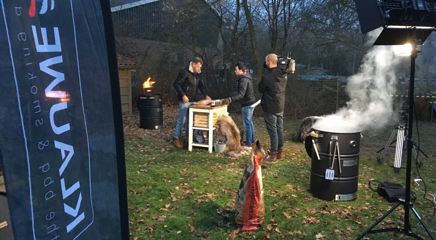 KLAUWE opnames voor TV