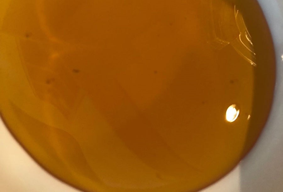 Honing gemengd met azijn