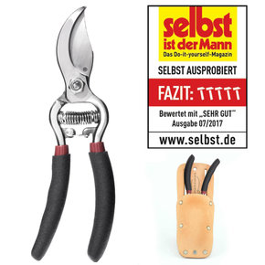 *Gürteltaschen-Set* SKS 6 Tradition Schwarz/Klinge silber + Trageetui