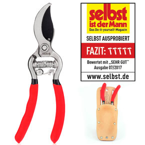 *Gürteltaschen-Set* SKS 6 Tradition Rot/Klinge schwarz + Trageetui