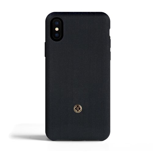 Revested iPhone X/Xs Max Hoesje - Herringbone Blue Revested iPhone X/Xs Max Hoesje - Herringbone Blue