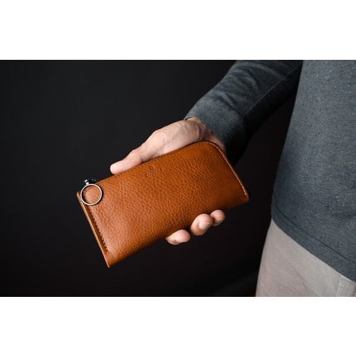 Cocones Iphone Zip Wallet Brown Nuts Noble