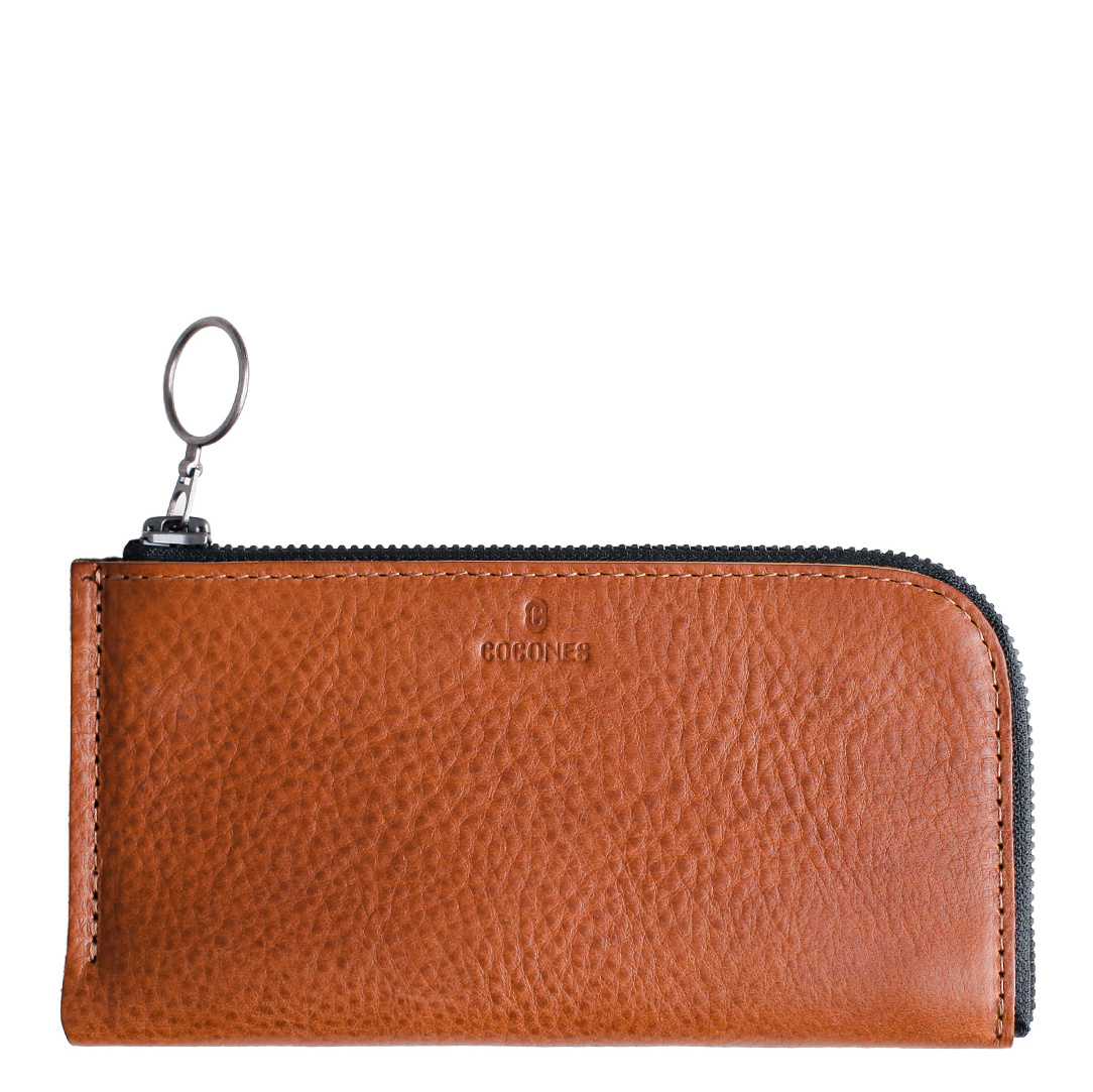 Cocones Iphone Zip Wallet Brown Nuts Noble