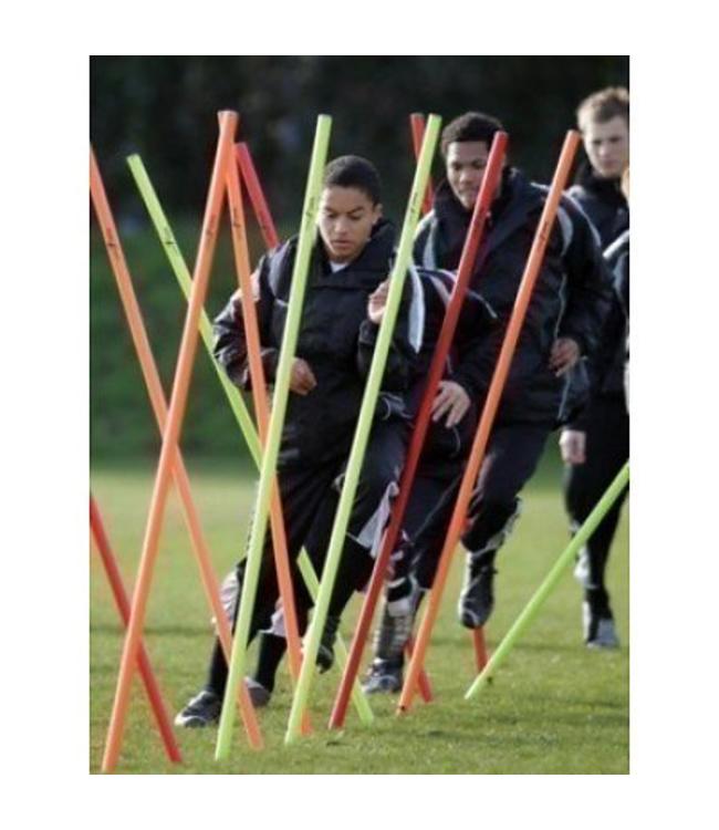 RAM Rugby Bâtons d'entraînement, 2 pièces, dans un sac bien rangé, 12 pièces