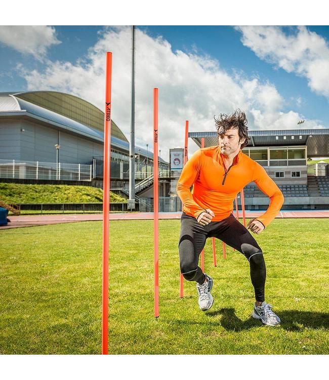 RAM Rugby Poteaux d'entraînement en 2 parties, avec base Flexi