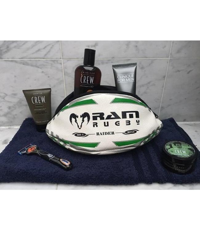 RAM Rugby Kulturbeutel Rugbyball