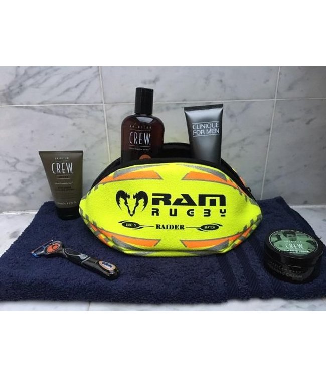 RAM Rugby Trousse de toilette Ballon de rugby