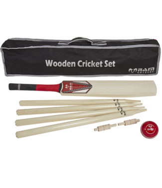 RAM Cricket Set de cricket, complet avec souches et balle - JR
