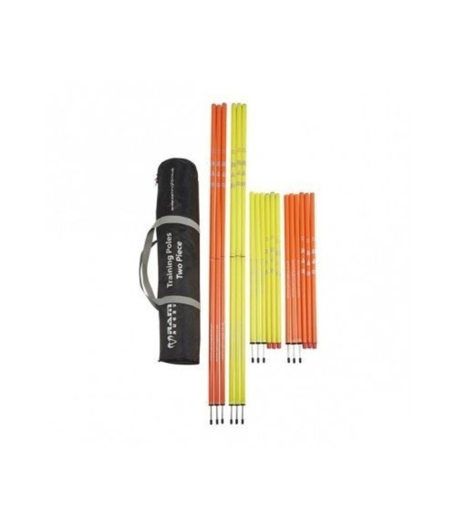 RAM Cricket Bâtons d'entraînement en deux parties dans un sac - 12 pièces