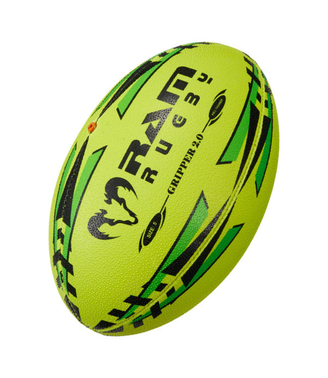 RAM Rugby 15x Pro Trainer Gripper 2.0 Rugbybal Bundel Met Draagtas