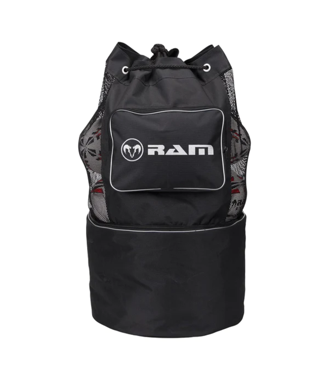 RAM Rugby Coach Ball Bag - Luxuriöse, atmungsaktive Tasche mit Tragegriff